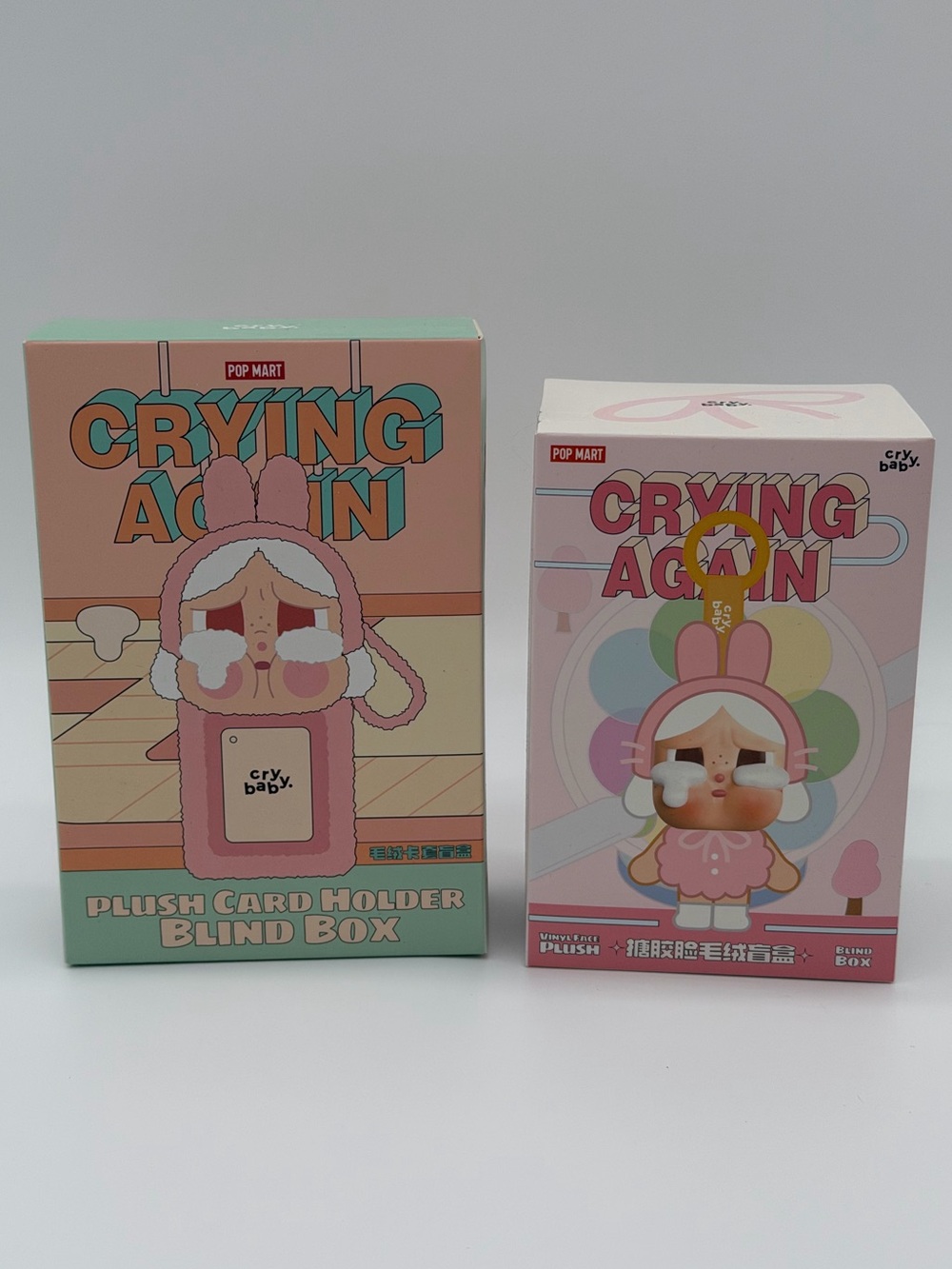 CRYBABY Crying Again Bundle | Vinyl Face
Plush Blind Box + Card Holder Blind Box